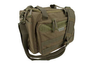 Propper Range Bag in Olive Green features a padded adjustable shoulder strap